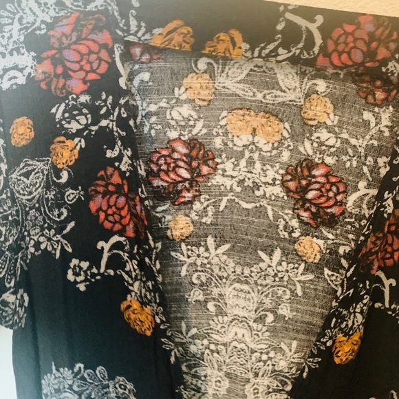 Free People Dark Floral Dress - Picture 3 of 4